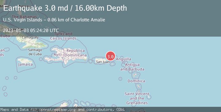 Map of VIRGIN ISLANDS REGION