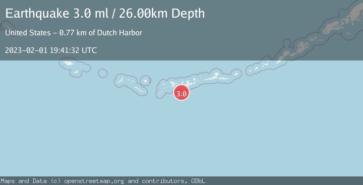 Map of ANDREANOF ISLANDS, ALEUTIAN IS.
