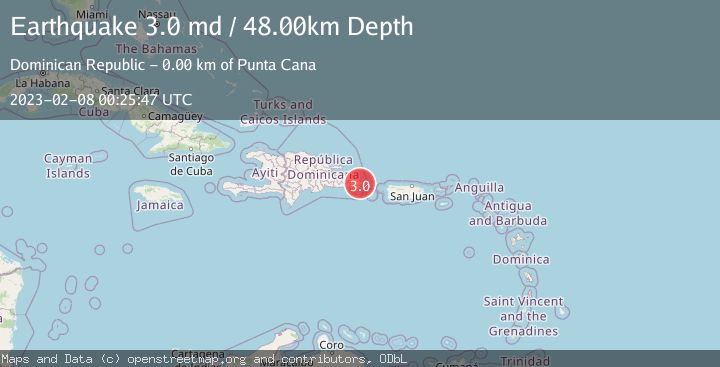 Map of DOMINICAN REPUBLIC