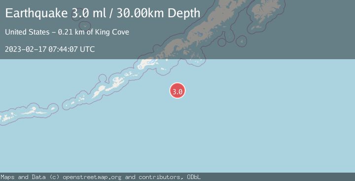 Map of SOUTH OF ALASKA