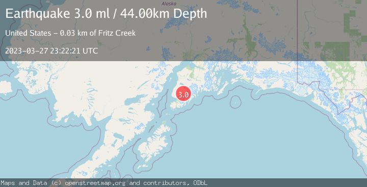 Map of KENAI PENINSULA, ALASKA