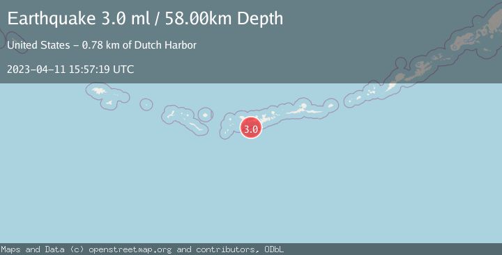 Map of ANDREANOF ISLANDS, ALEUTIAN IS.