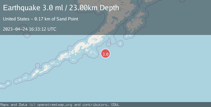 Map of SOUTH OF ALASKA