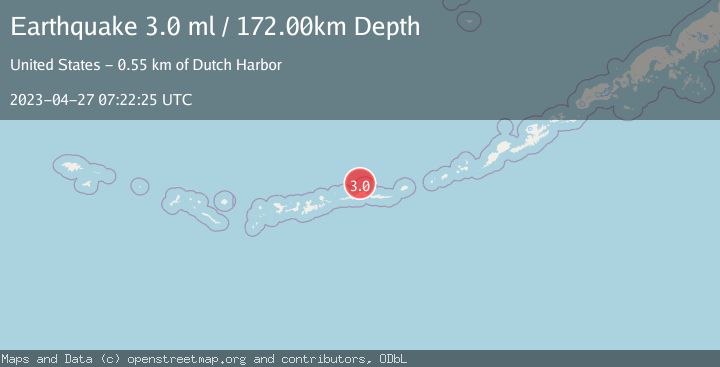 Map of ANDREANOF ISLANDS, ALEUTIAN IS.