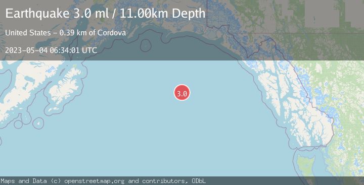 Map of GULF OF ALASKA