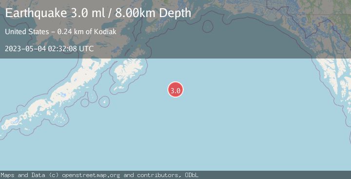 Map of GULF OF ALASKA