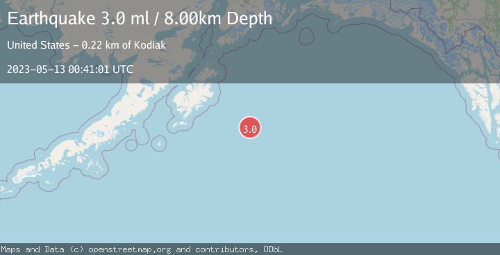 Map of GULF OF ALASKA