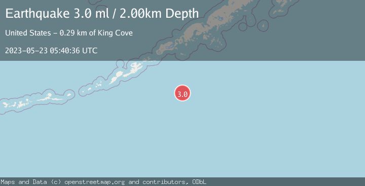 Map of SOUTH OF ALASKA