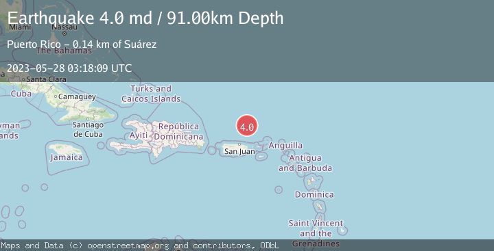 Map of PUERTO RICO REGION