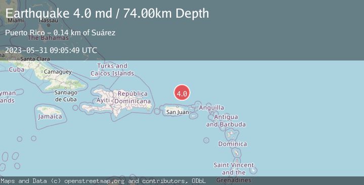 Map of PUERTO RICO REGION