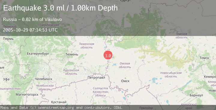 Map of SOUTHWESTERN SIBERIA, RUSSIA