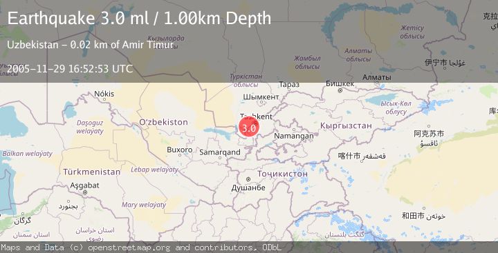 Map of CENTRAL KAZAKHSTAN