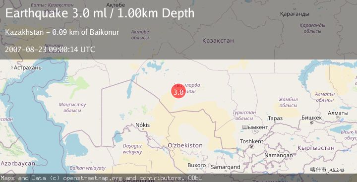 Map of WESTERN KAZAKHSTAN