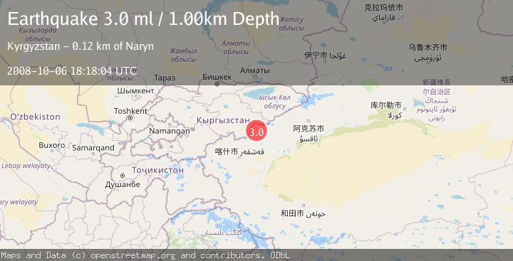 Map of SOUTHERN XINJIANG, CHINA