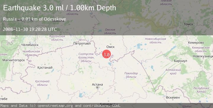 Map of RUSSIA-KAZAKHSTAN BORDER REGION