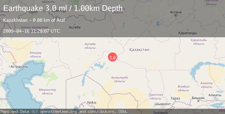 Map of WESTERN KAZAKHSTAN