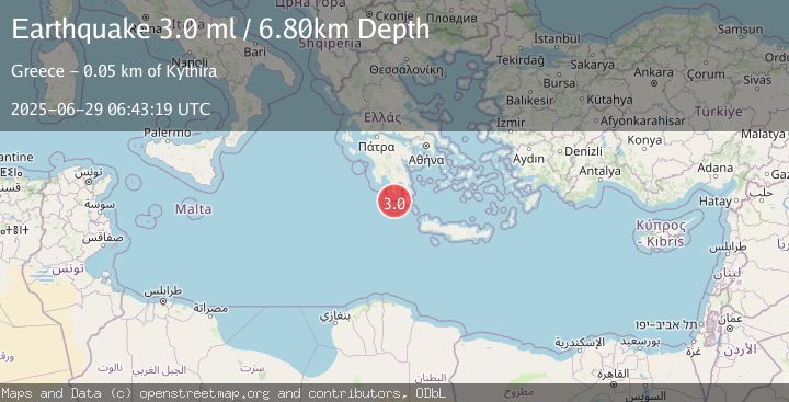 Map of SOUTHERN GREECE