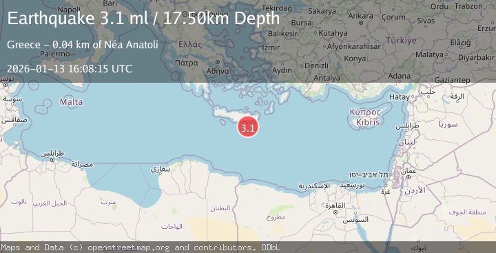 Map of CRETE, GREECE