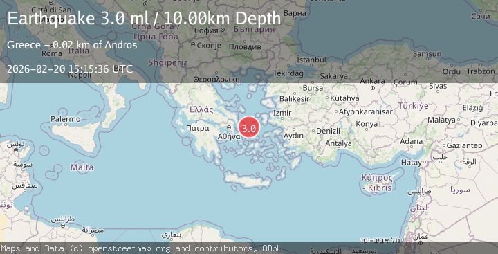 Map of DODECANESE ISLANDS, GREECE