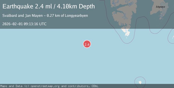 Map of SVALBARD REGION