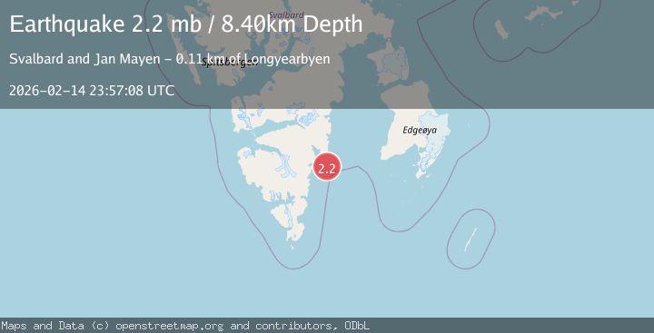 Map of SVALBARD REGION