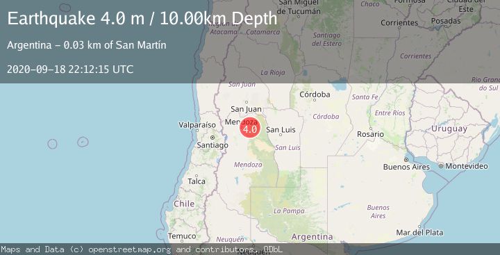 Map of MENDOZA, ARGENTINA
