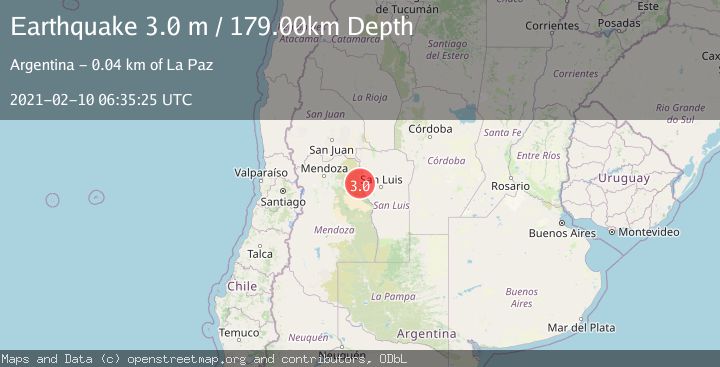 Map of MENDOZA, ARGENTINA