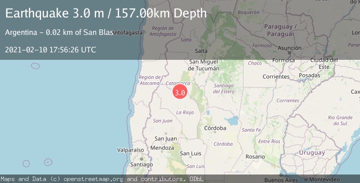 Map of CATAMARCA, ARGENTINA