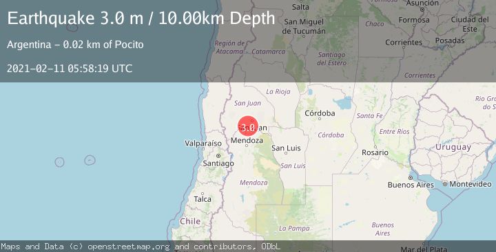 Map of SAN JUAN, ARGENTINA