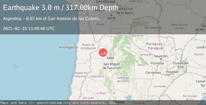 Map of SALTA, ARGENTINA