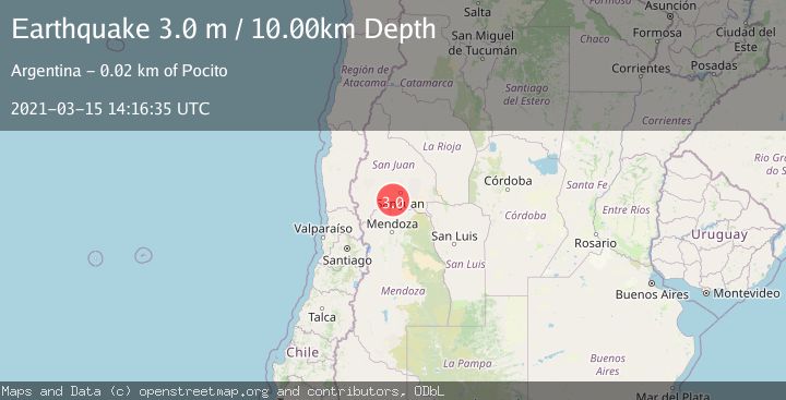 Map of SAN JUAN, ARGENTINA