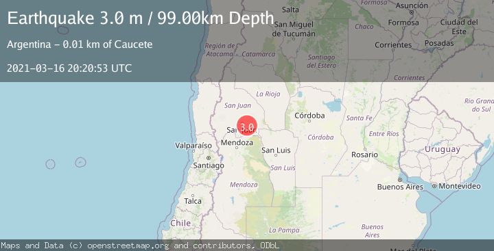 Map of SAN JUAN, ARGENTINA