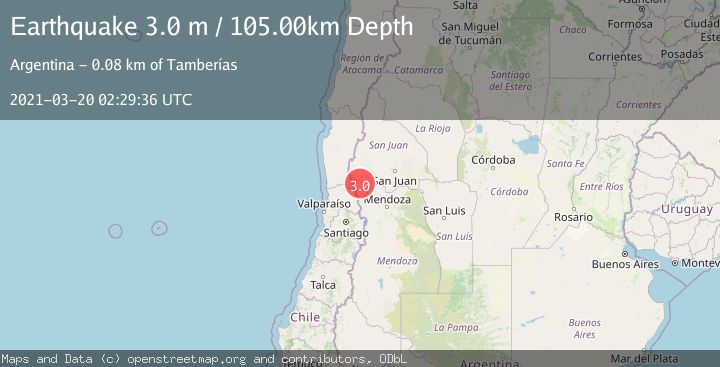 Map of SAN JUAN, ARGENTINA