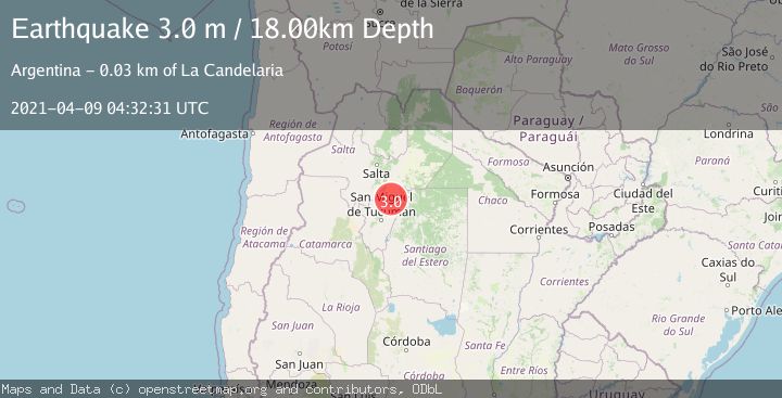 Map of SALTA, ARGENTINA