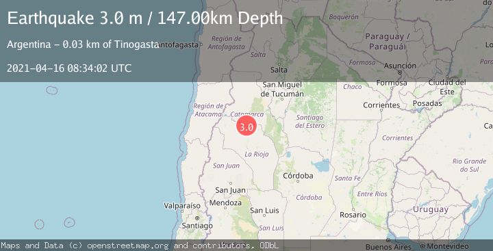 Map of LA RIOJA, ARGENTINA