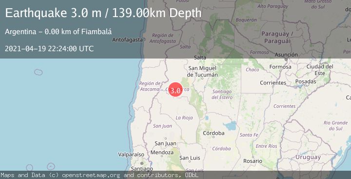 Map of CATAMARCA, ARGENTINA