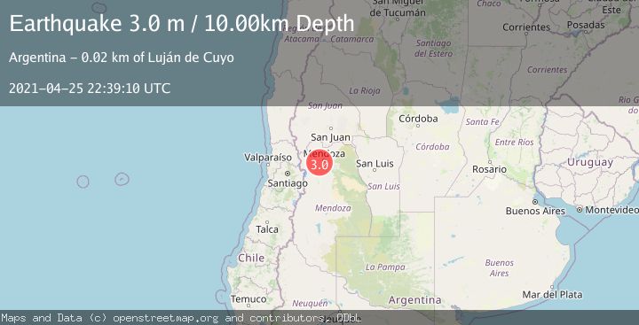Map of MENDOZA, ARGENTINA