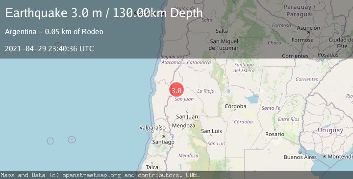 Map of SAN JUAN, ARGENTINA