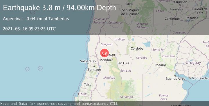 Map of SAN JUAN, ARGENTINA