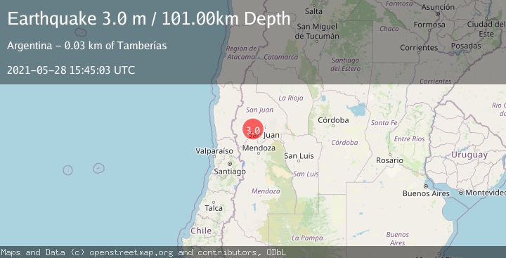 Map of SAN JUAN, ARGENTINA