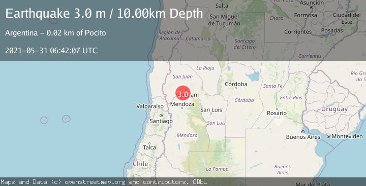 Map of SAN JUAN, ARGENTINA