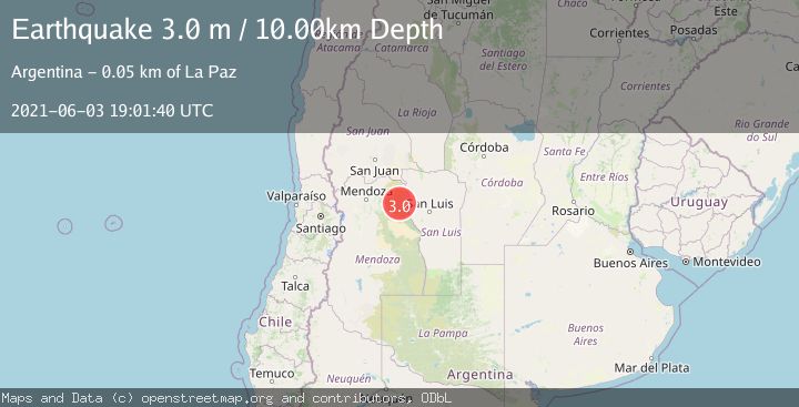 Map of MENDOZA, ARGENTINA