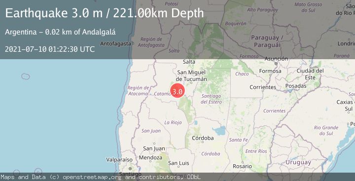 Map of CATAMARCA, ARGENTINA