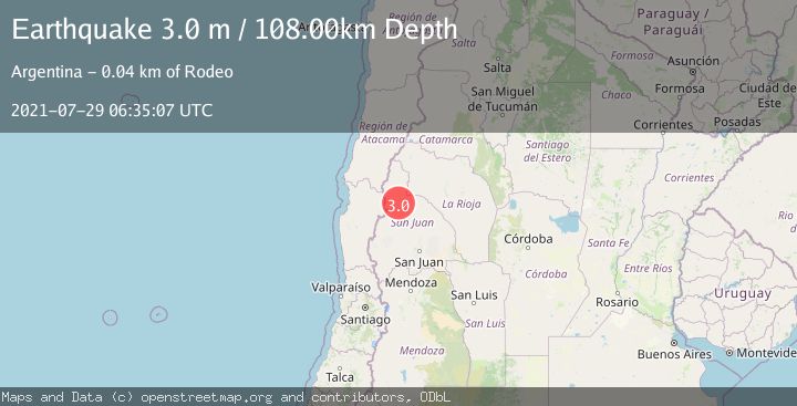 Map of SAN JUAN, ARGENTINA