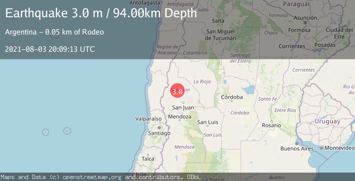 Map of SAN JUAN, ARGENTINA