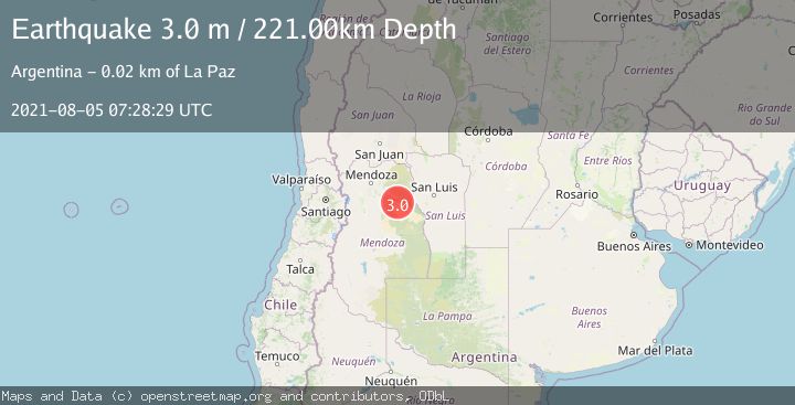 Map of MENDOZA, ARGENTINA