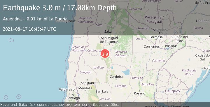 Map of CATAMARCA, ARGENTINA
