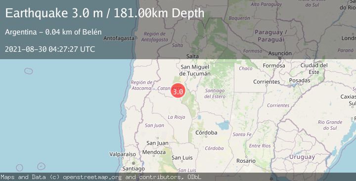 Map of CATAMARCA, ARGENTINA