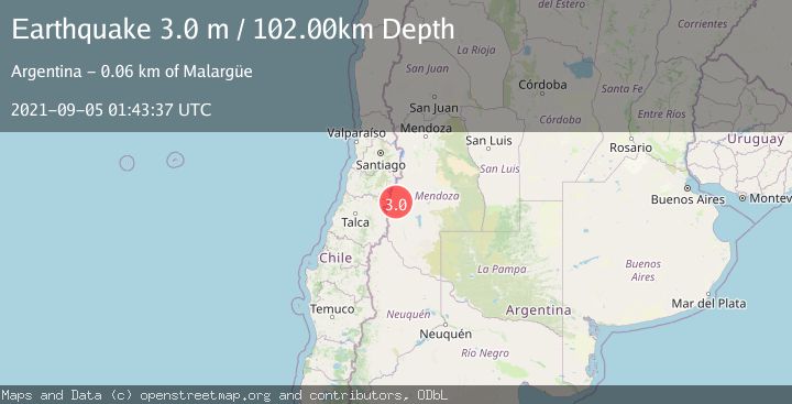 Map of MENDOZA, ARGENTINA