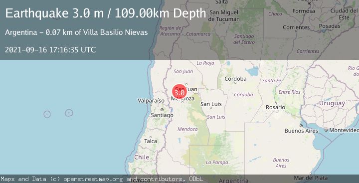 Map of MENDOZA, ARGENTINA
